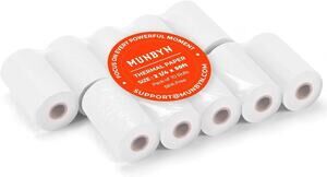 MUNBYN 2 1/4" x 50' Thermal Paper (10 Rolls) BPA Free Receipt Paper, 58mm Refill